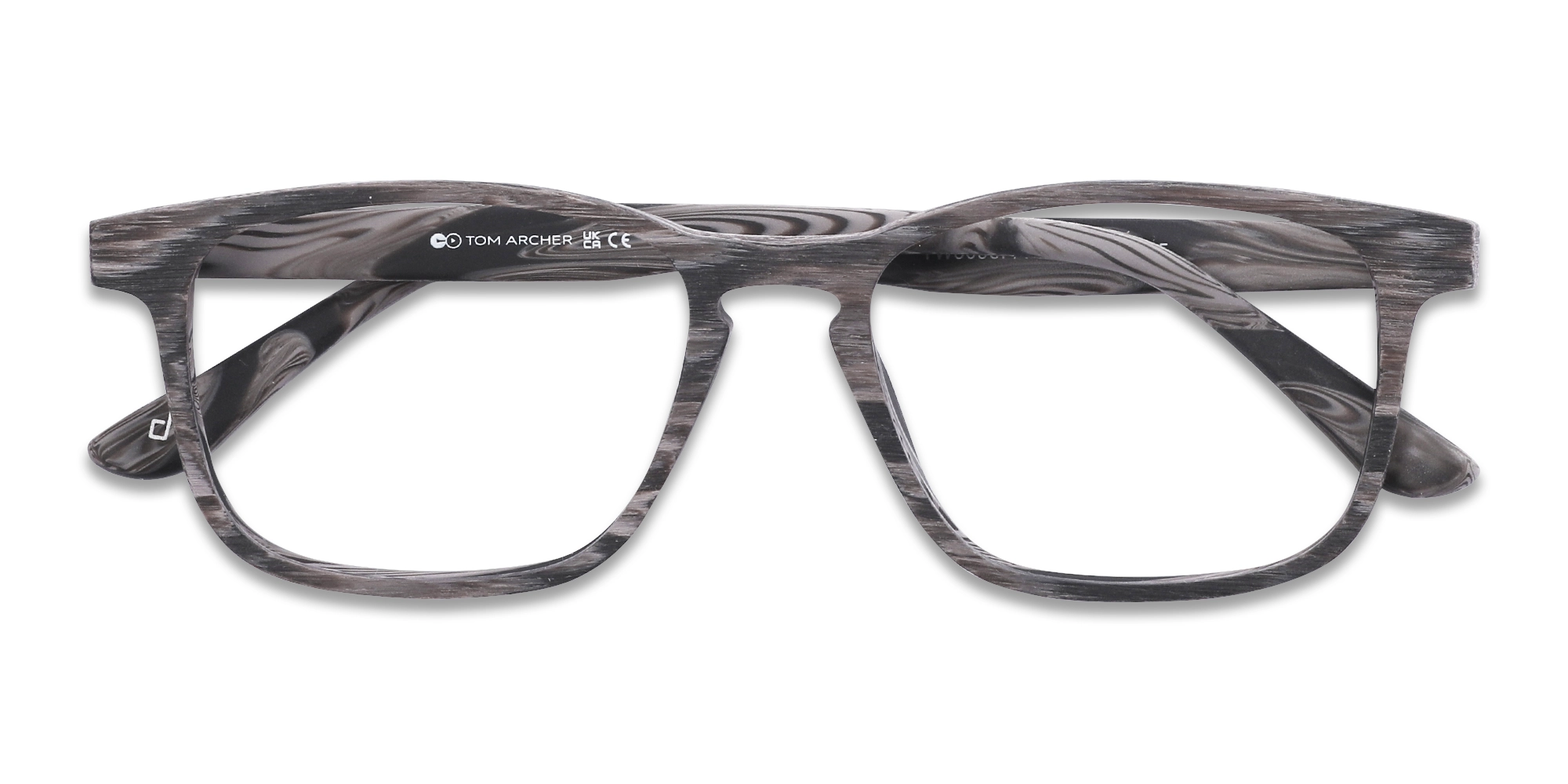 Slate Grey Pine Wooden Frame Eyeglasses 1