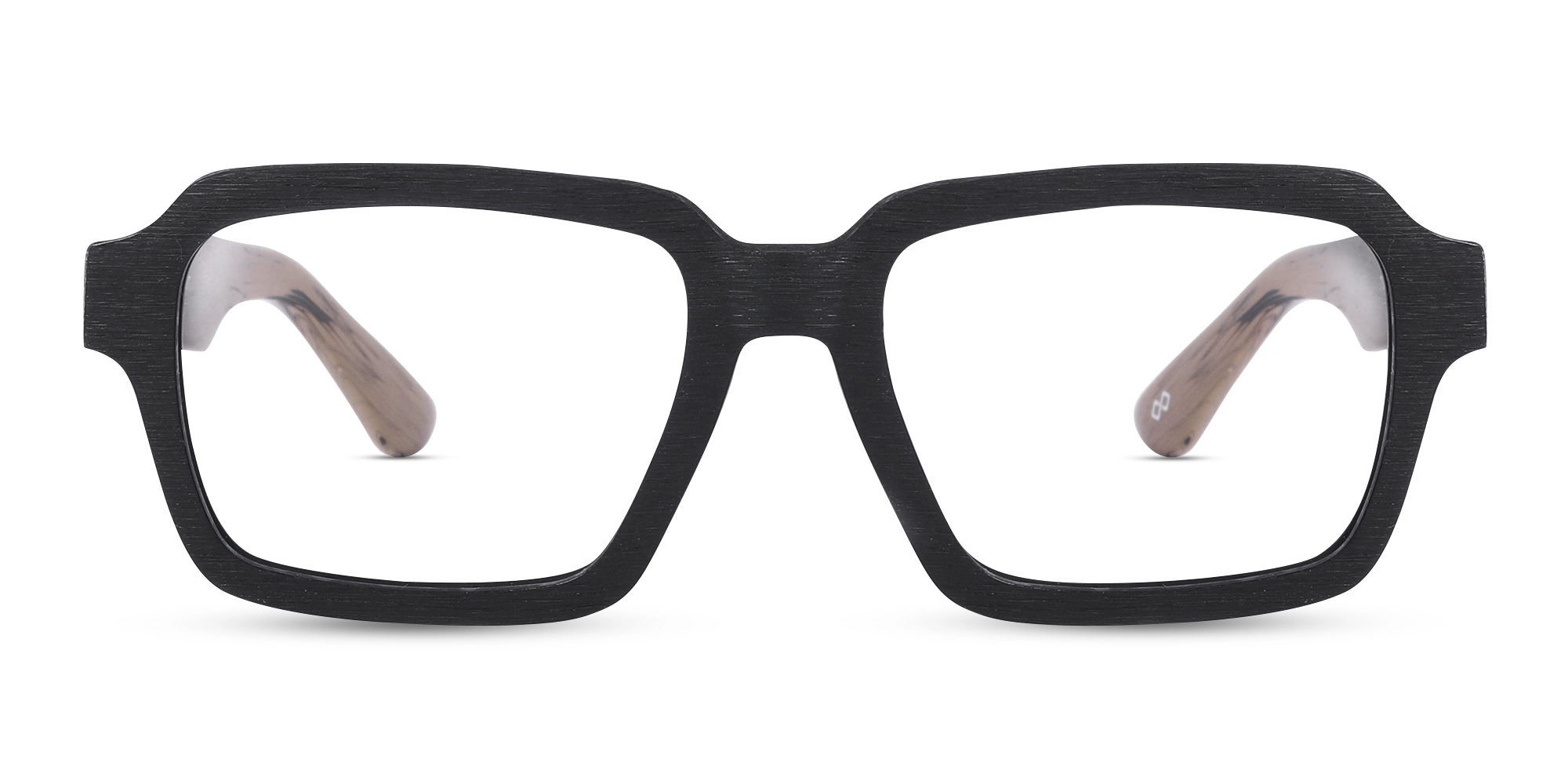 Square Oversized Wooden Frame glasses 1