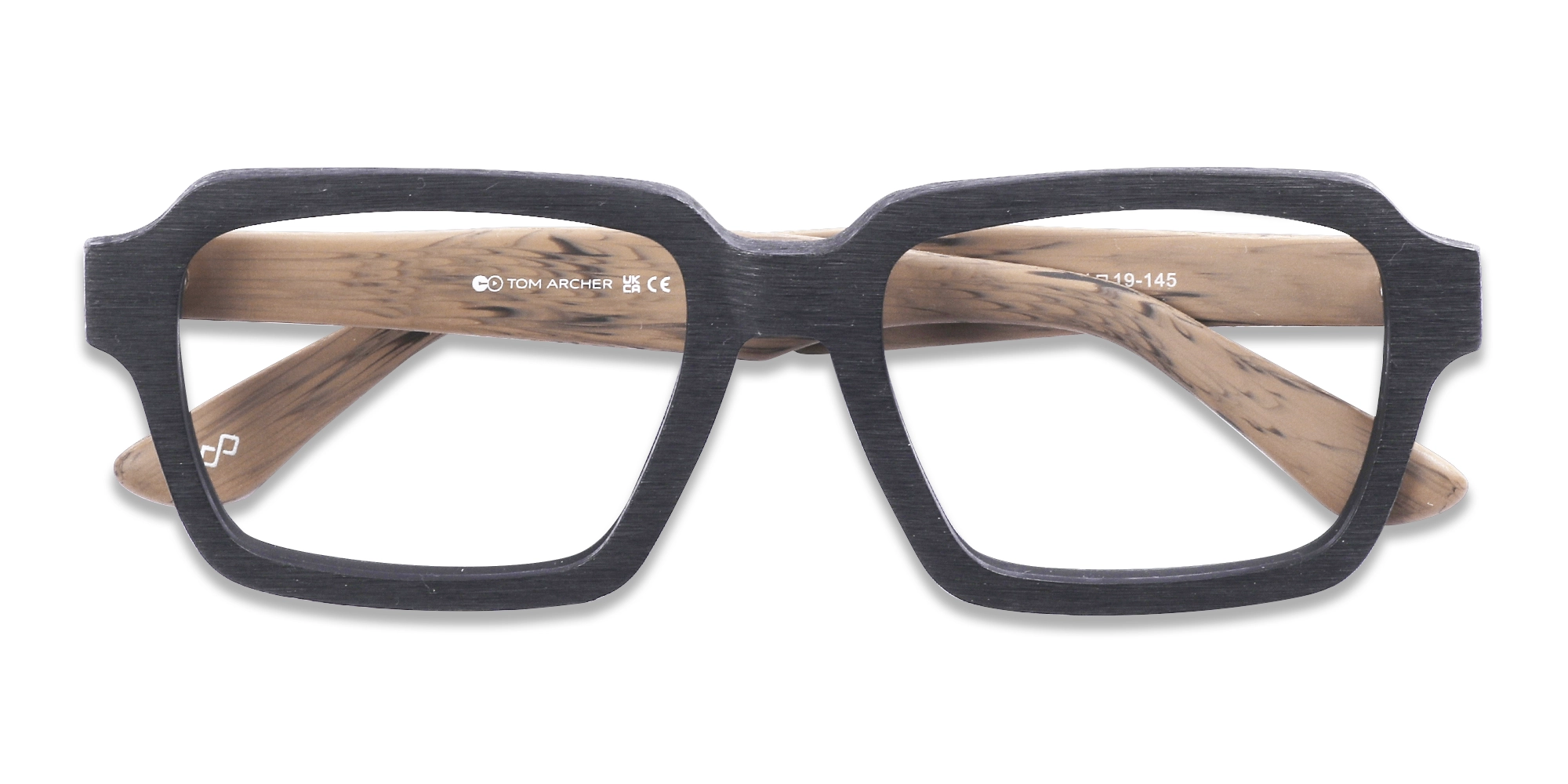 Square Oversized Wooden Frame glasses 1