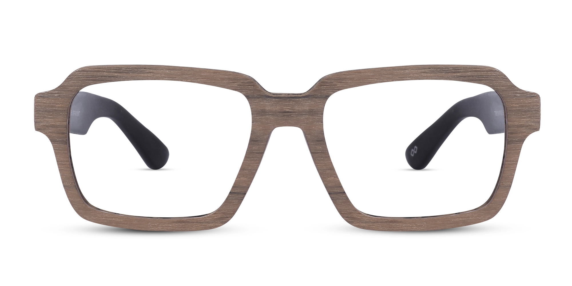 Natural Wood Frame Glasses Men 1