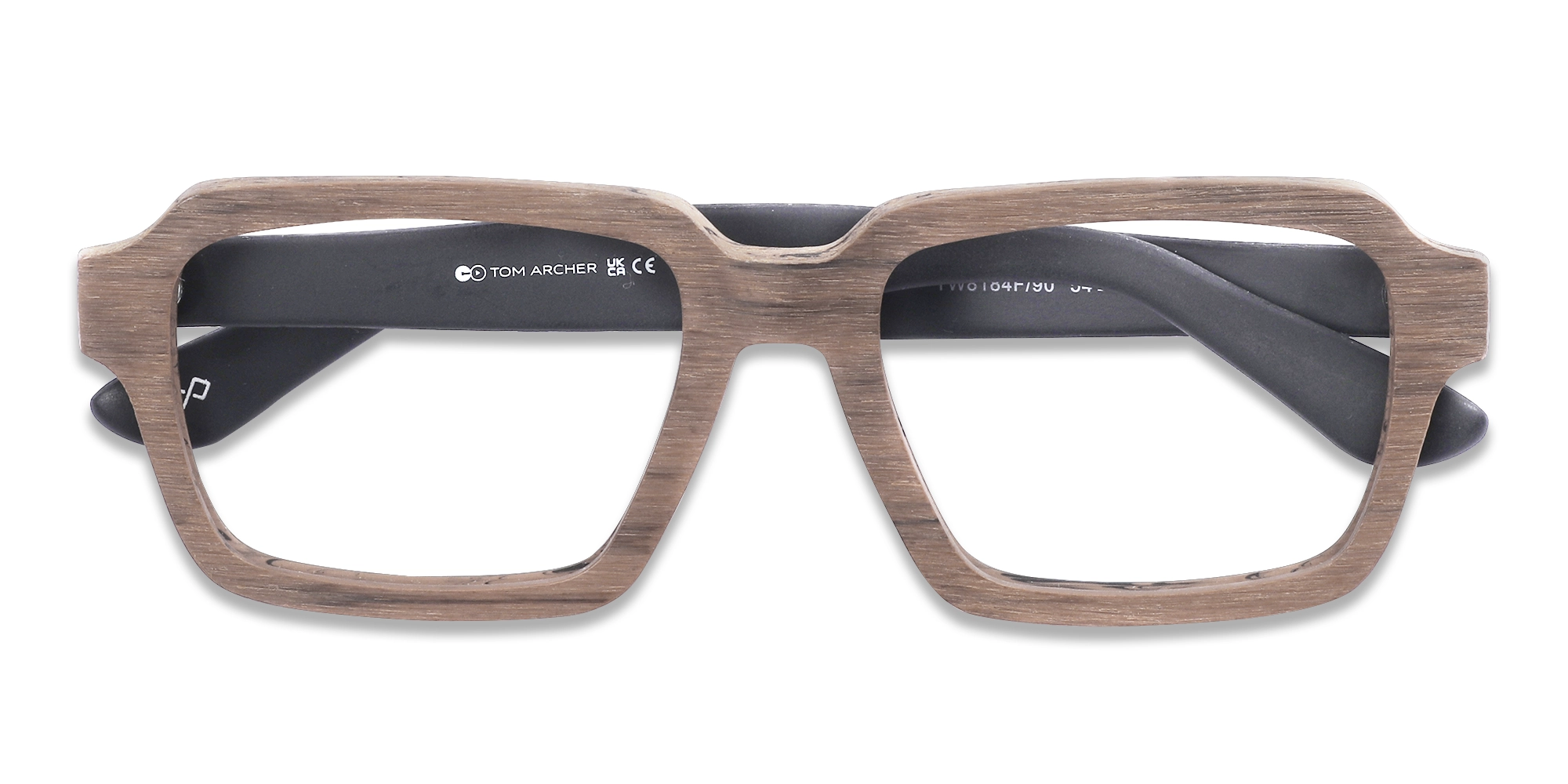 Natural Wood Frame Glasses Men 1