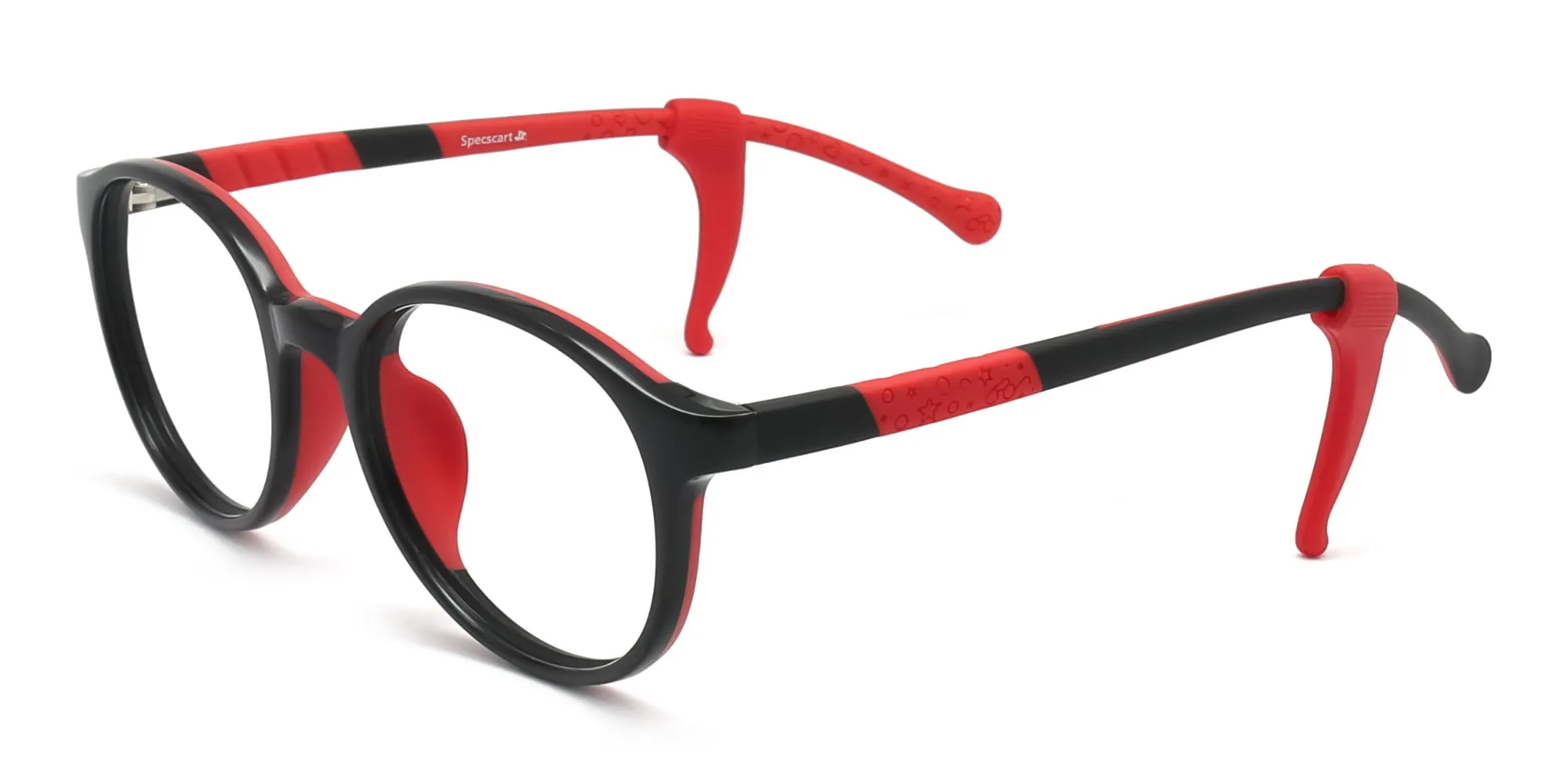 red kids glasses-2