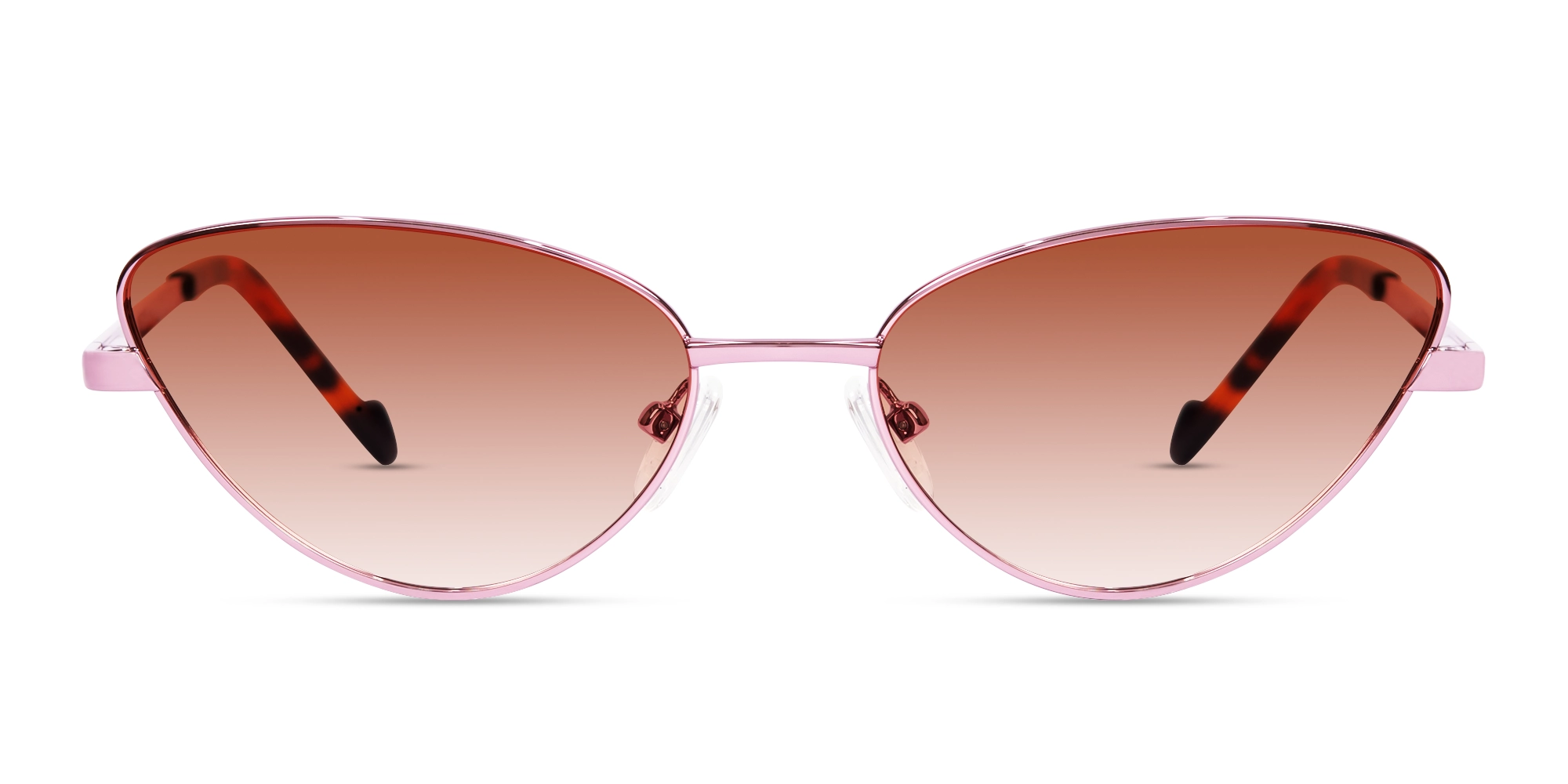 Pink Pearl and Tortoise Cat-Eye Sunglasses 1