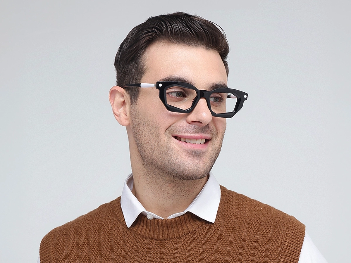 Rectangular Cat Eye Glasses Frame 1