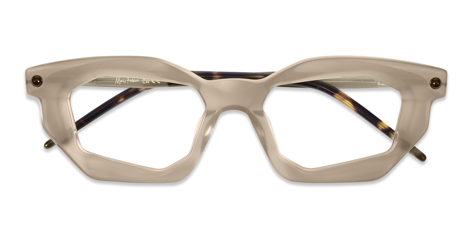 Crystal Rectangle Cat Eye Frame Eyeglasses 1