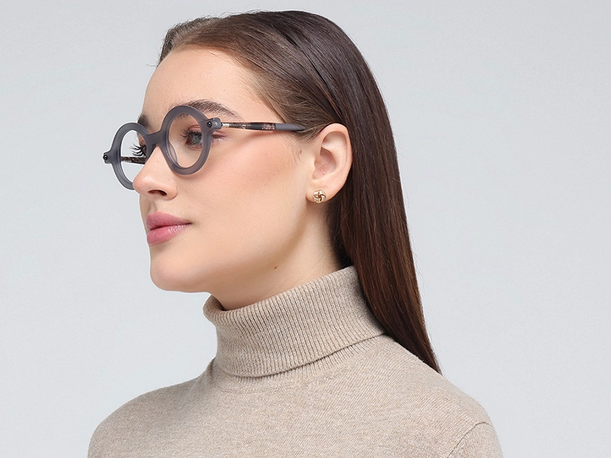 Acetate Oval Eyeglasses Frames 1