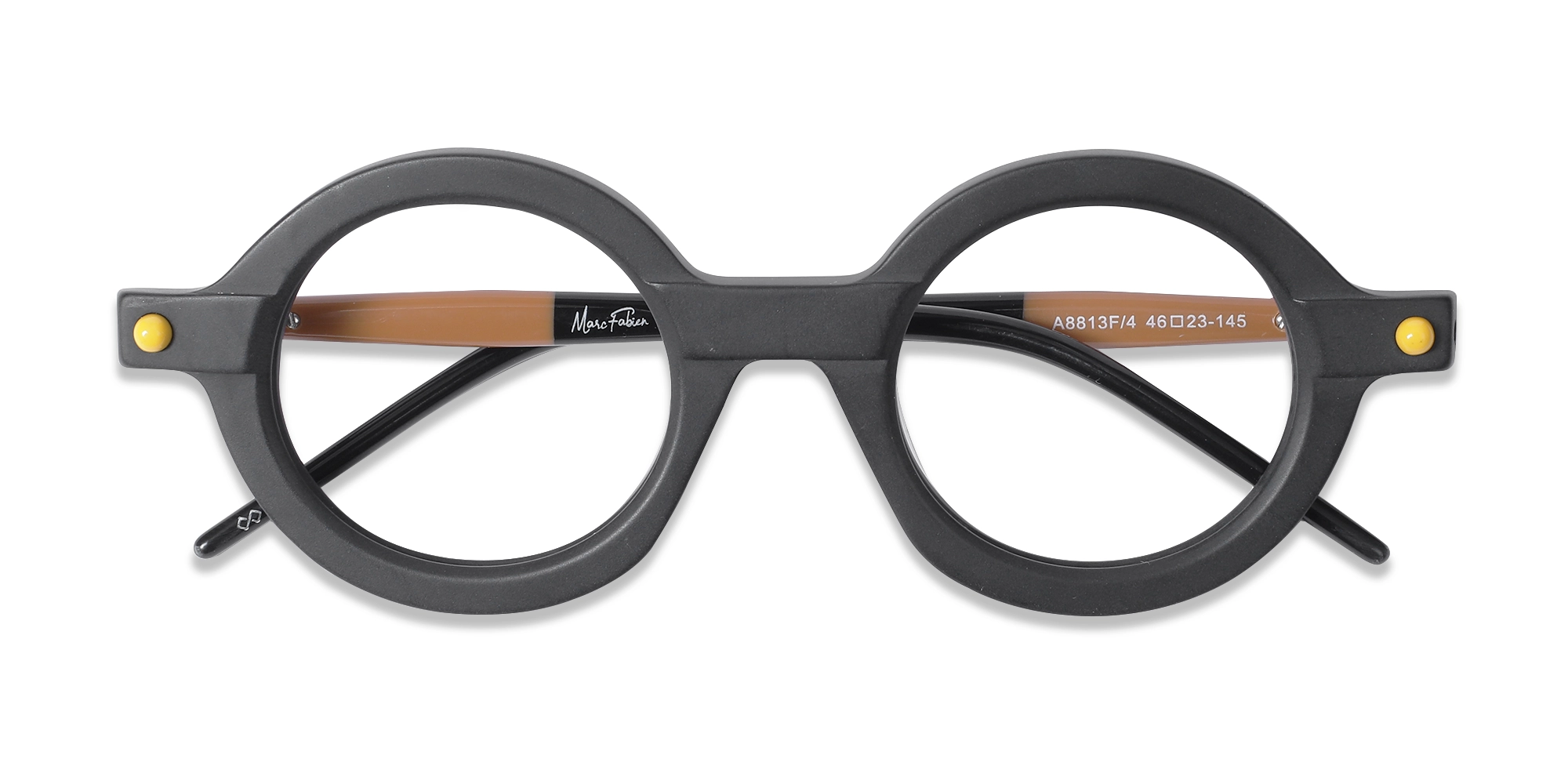 Black Oval Glasses 1