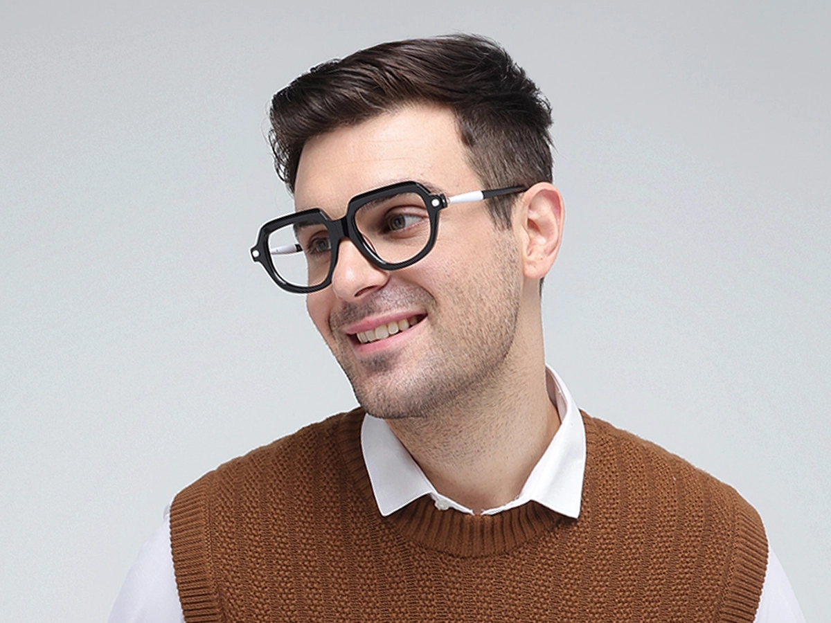 Black Oversized Glasses 1