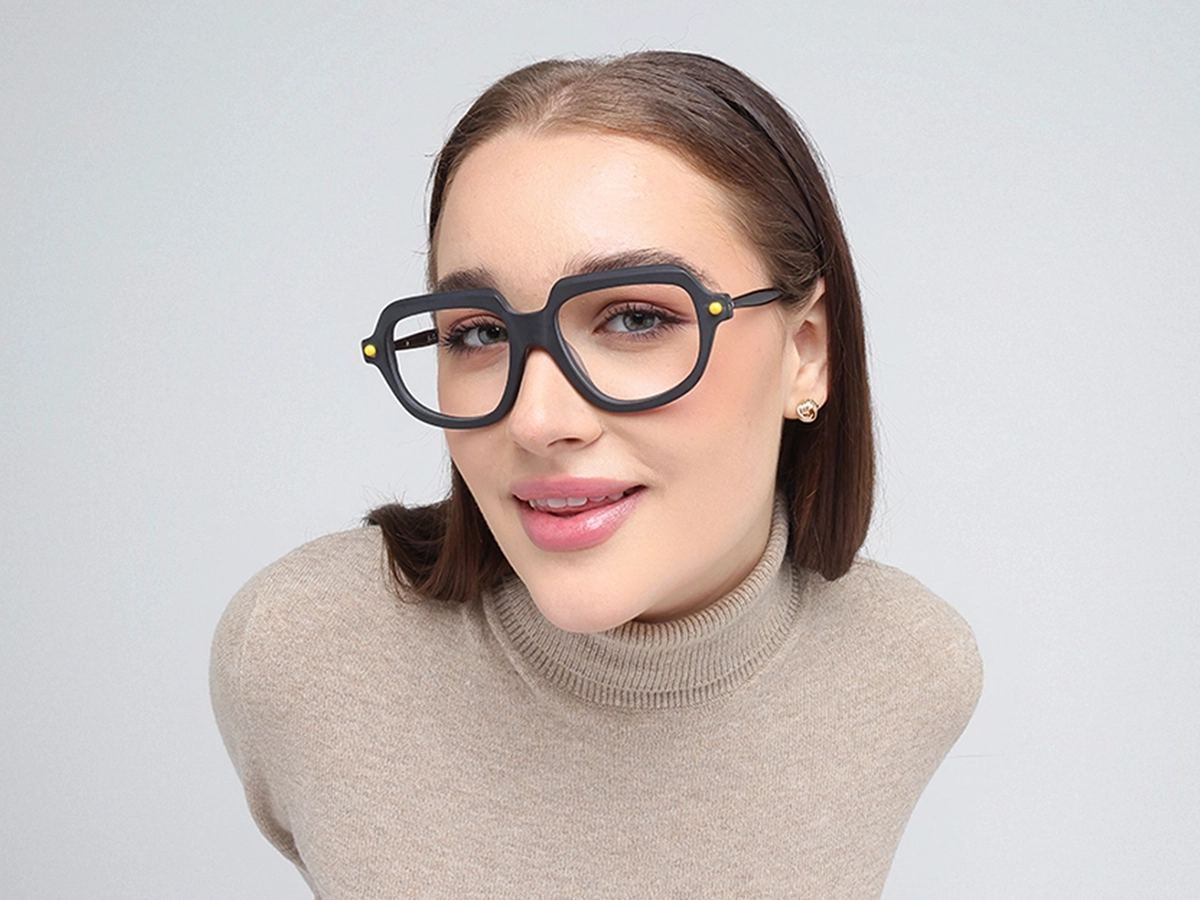 Oversized Geometric Glasses 1