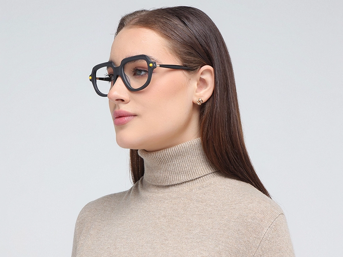 Oversized Geometric Glasses 1