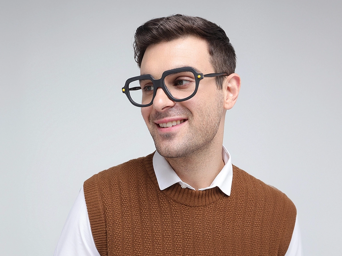 Oversized Geometric Glasses 1