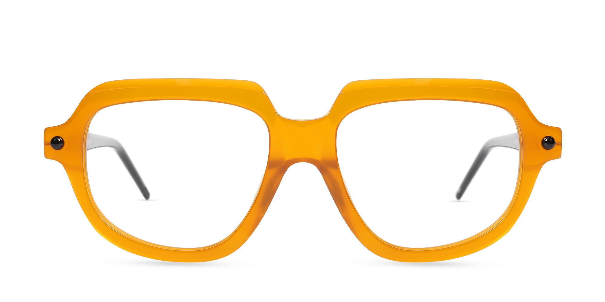 Gold Oversized Glasses 1