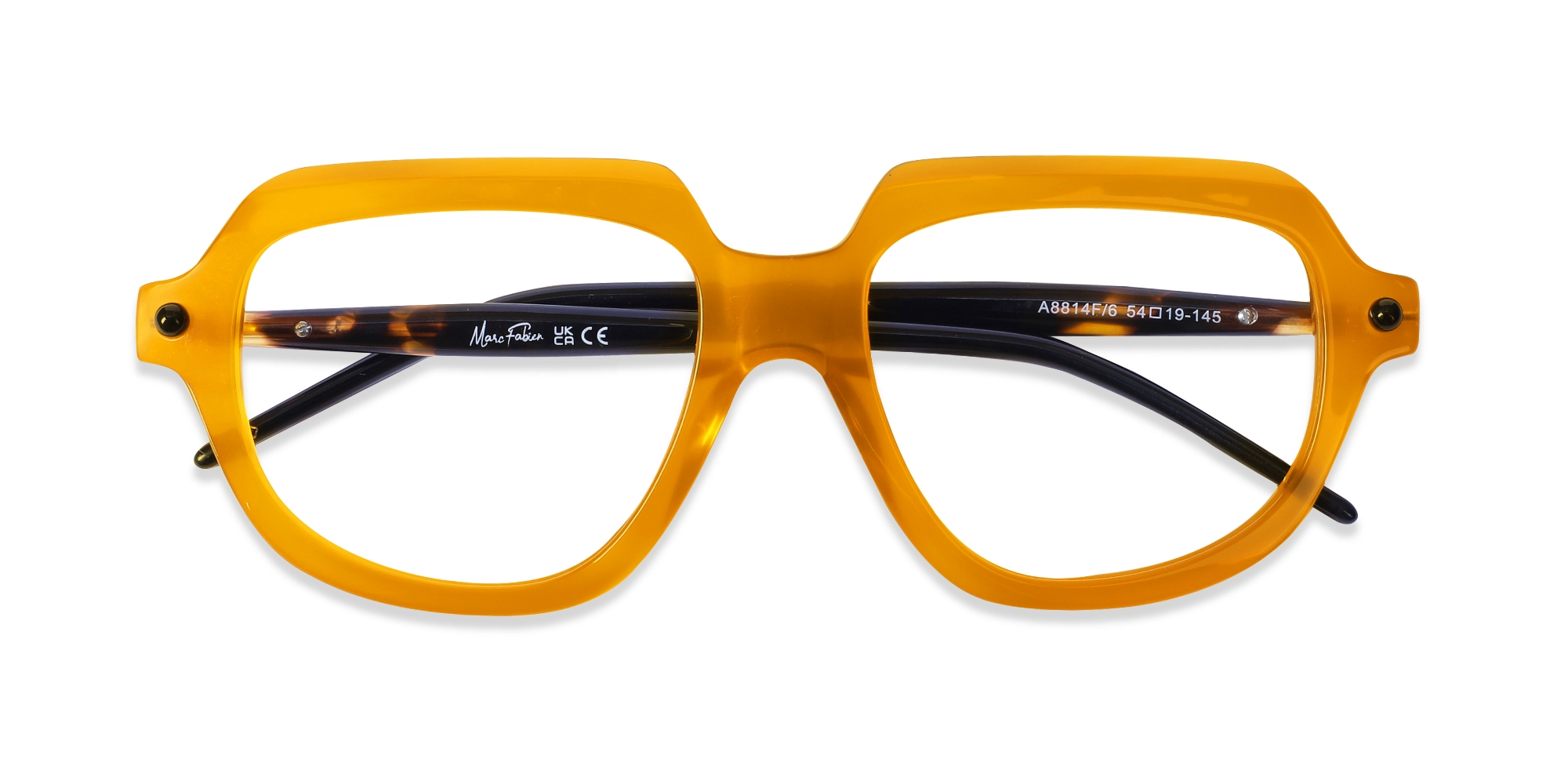 Gold Oversized Glasses 1