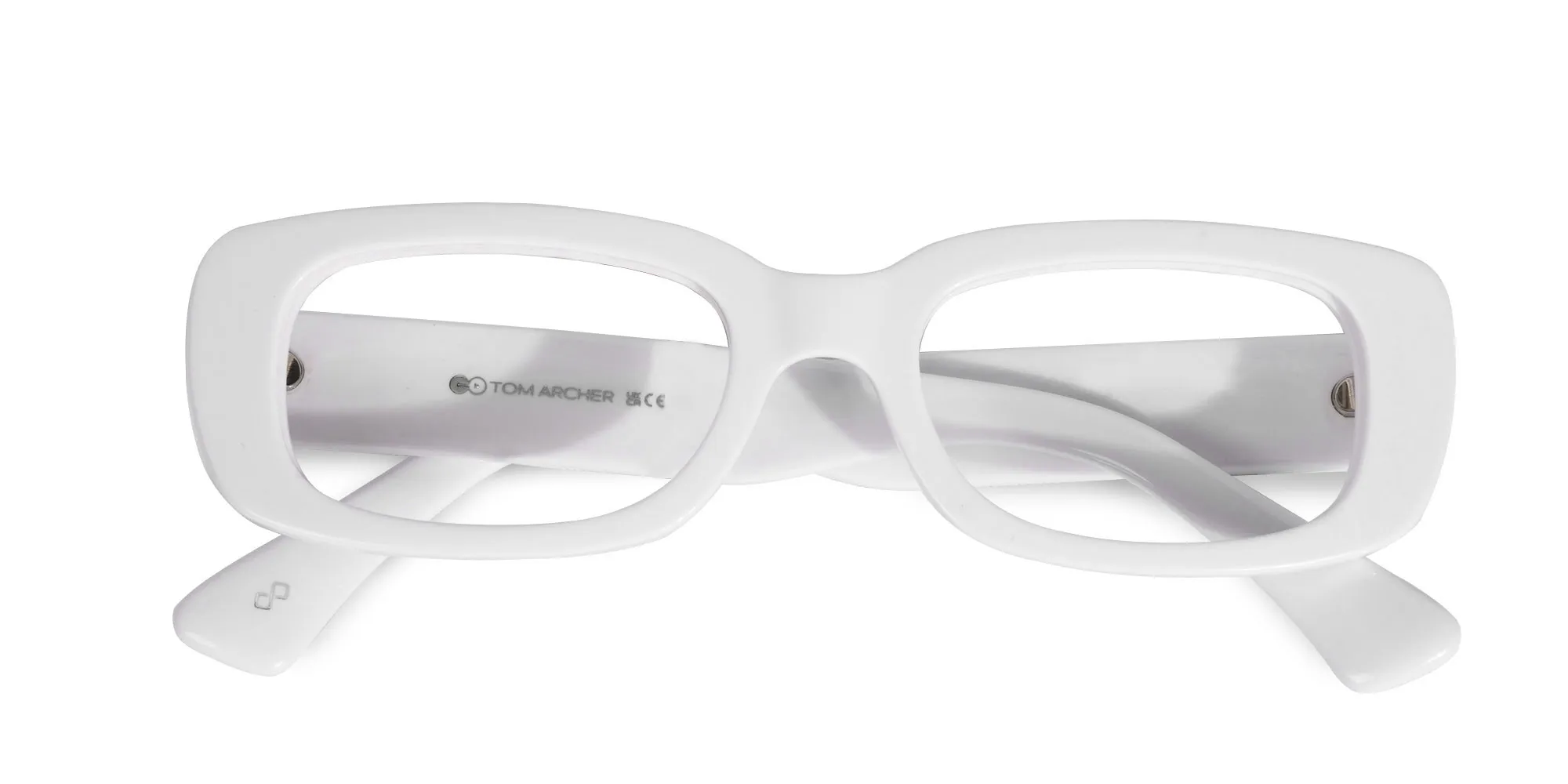 White Frame Glasses-2