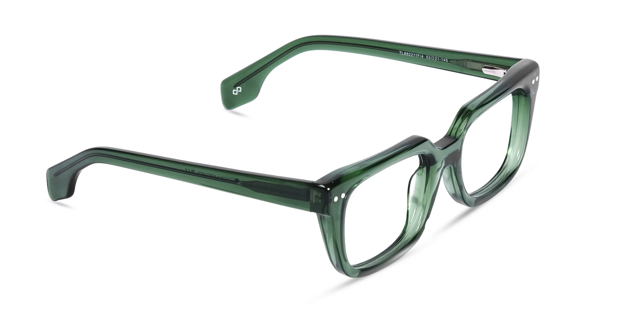 Green Square Glasses Frames-1