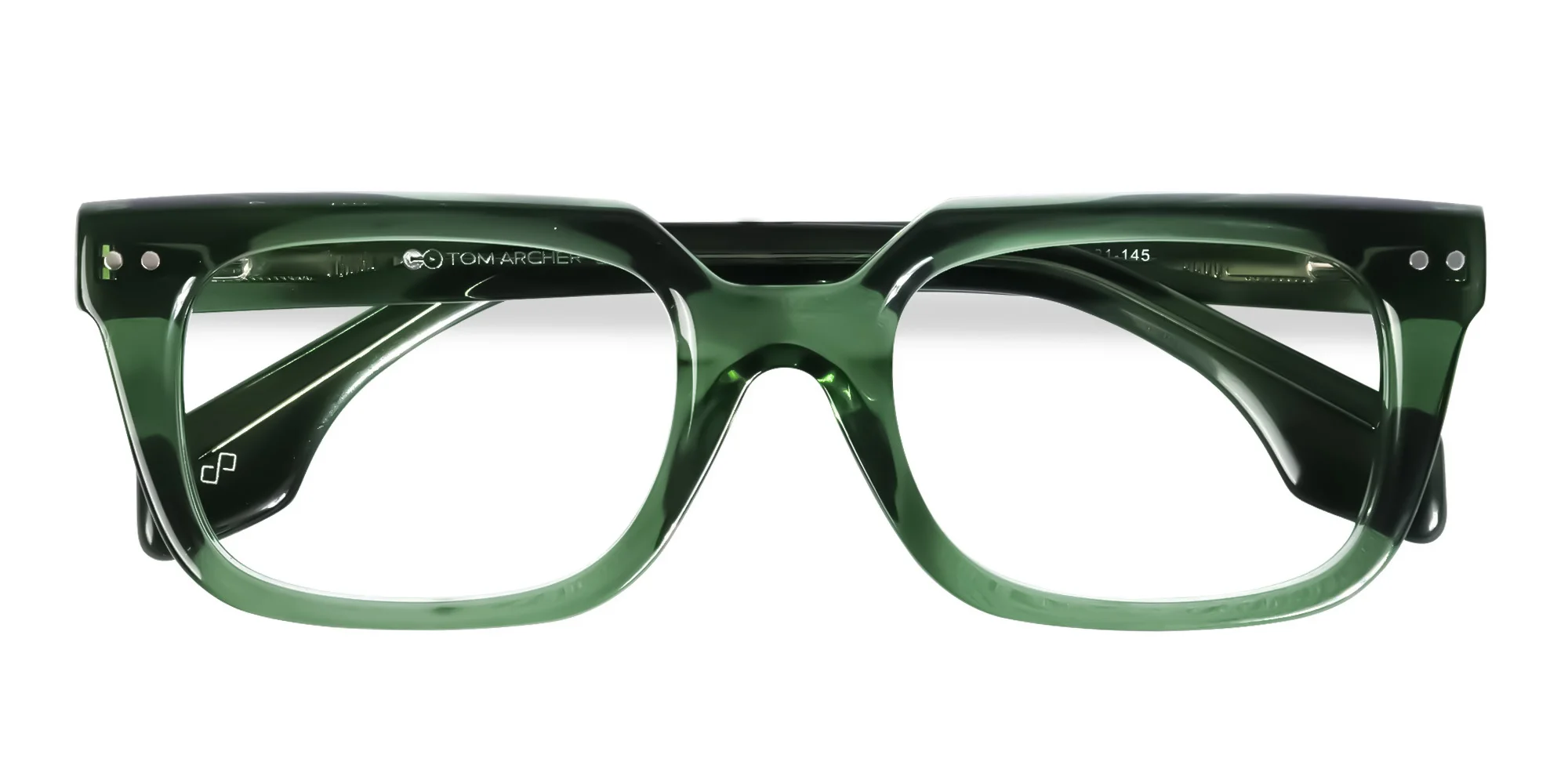 Green Square Glasses Frames-1