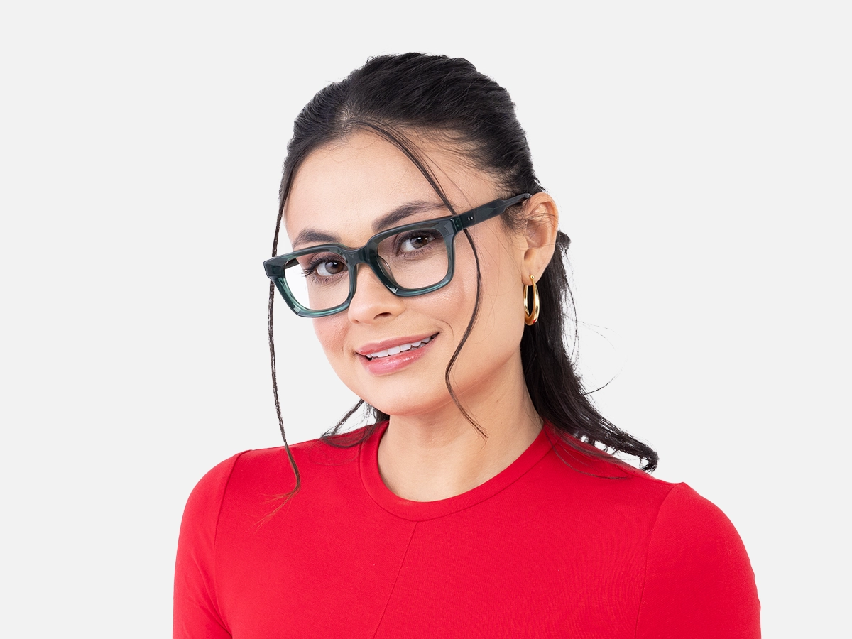 Crystal Green Glasses-1