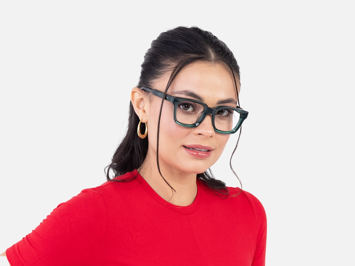 Crystal Green Glasses-1