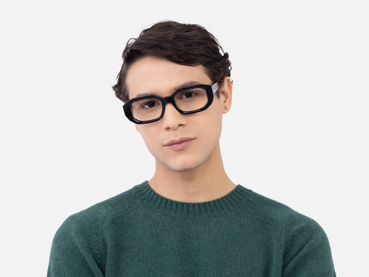 Black Rectangle Glasses-1