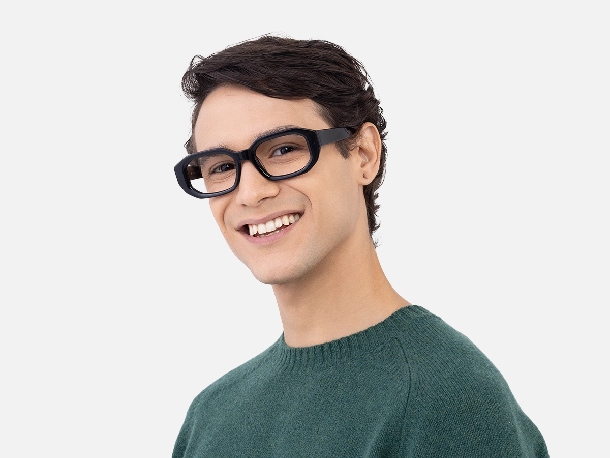 Black Rectangle Glasses-1