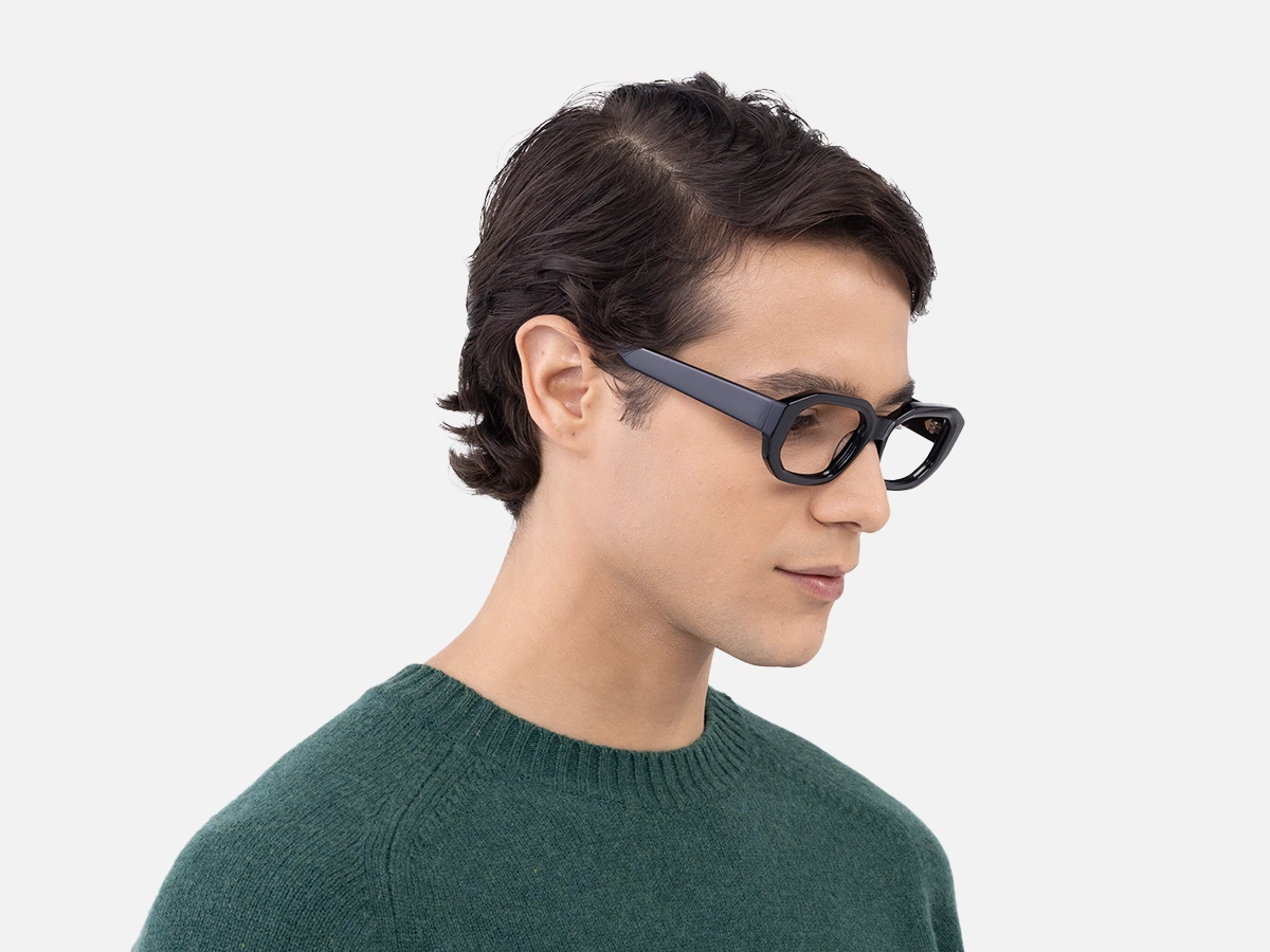 Black Rectangle Glasses-1