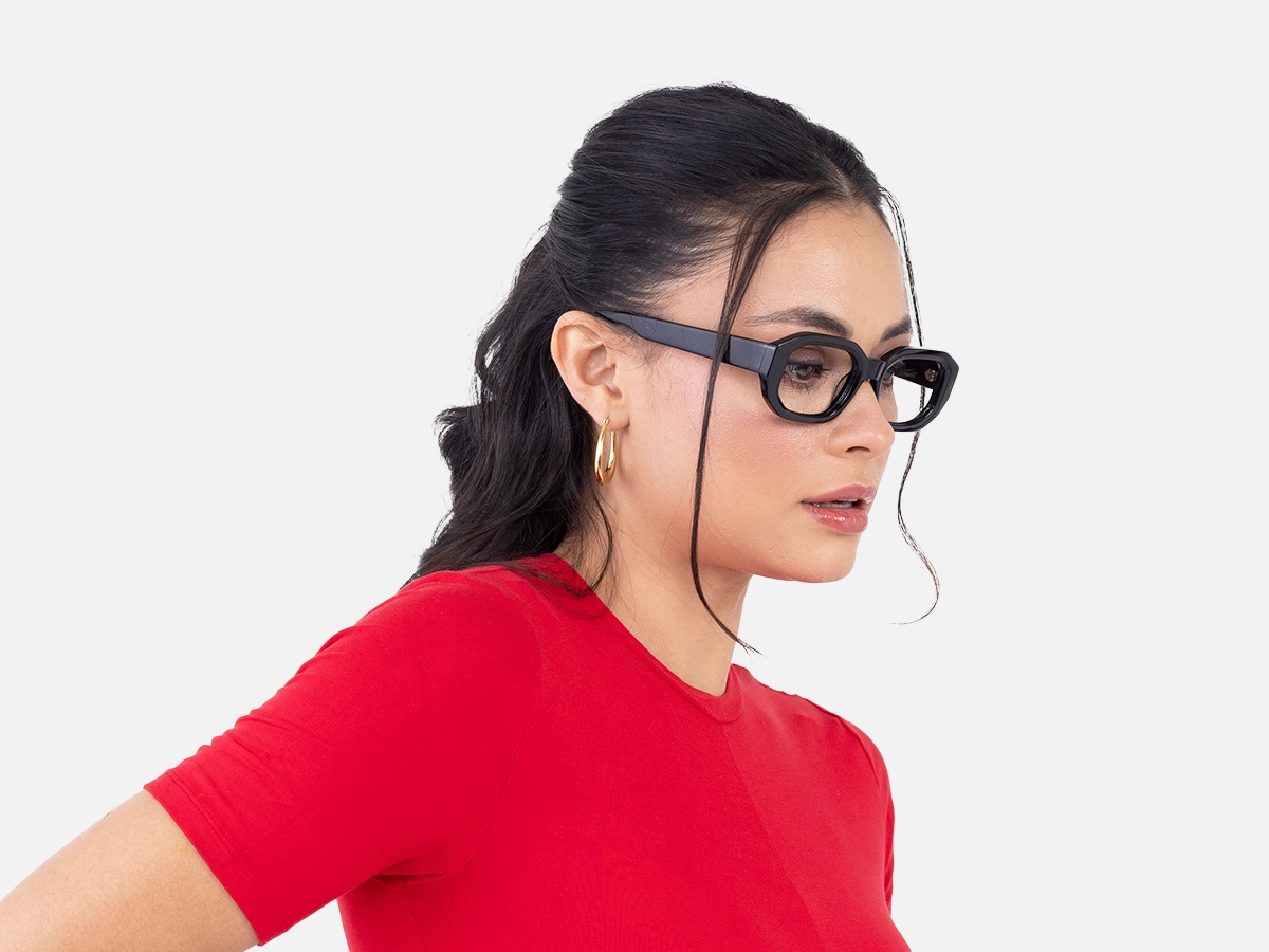 Black Rectangle Glasses-1