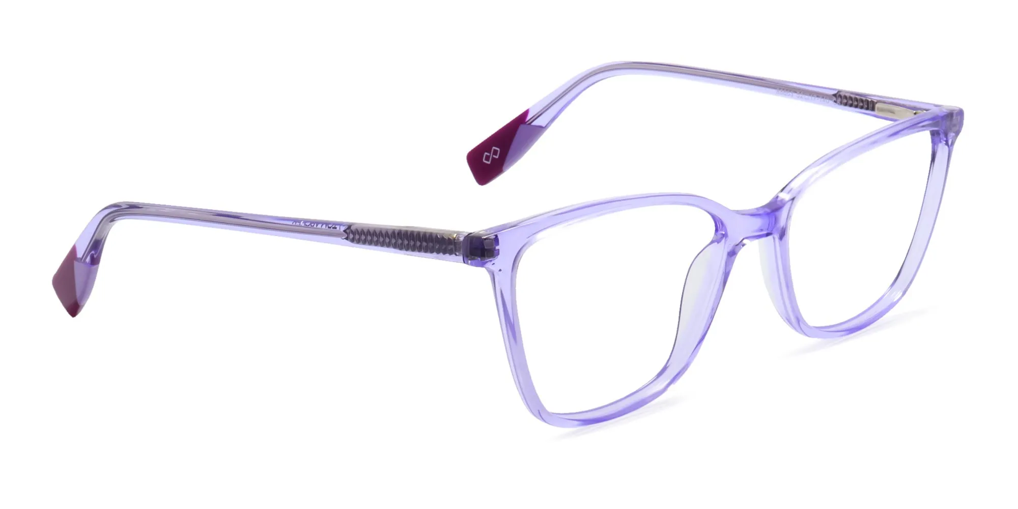 Clear Frame Butterfly Glasses - 2