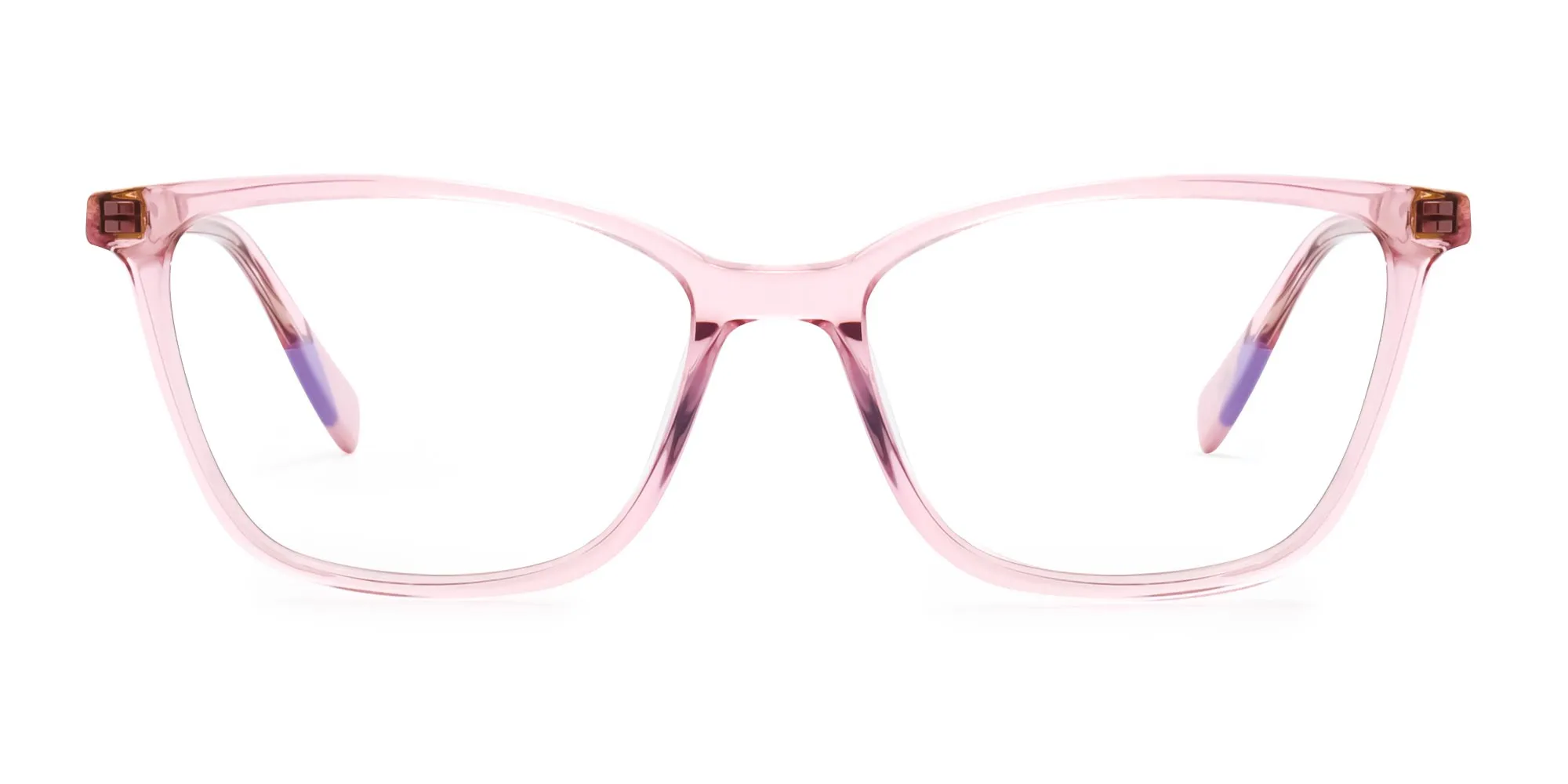 Crystal Pink Butterfly Glasses - 2