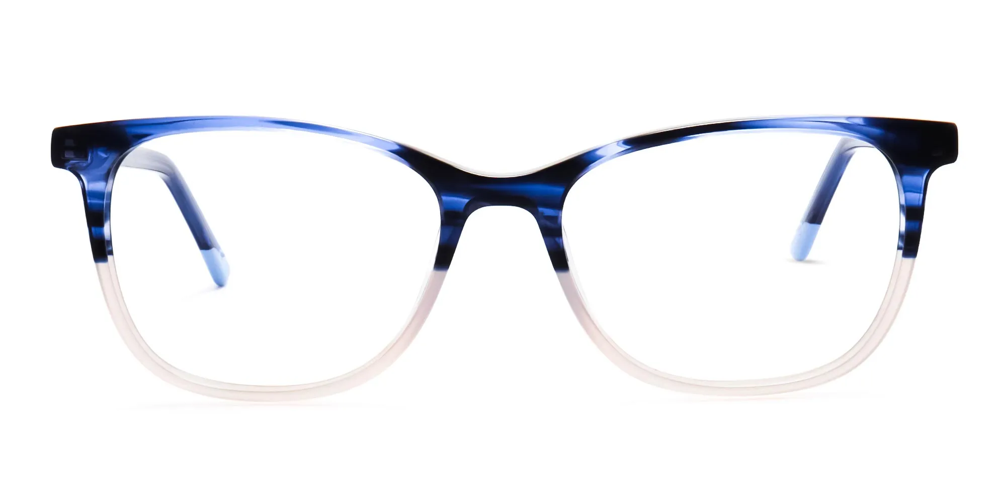 dual tone square glasses - 2