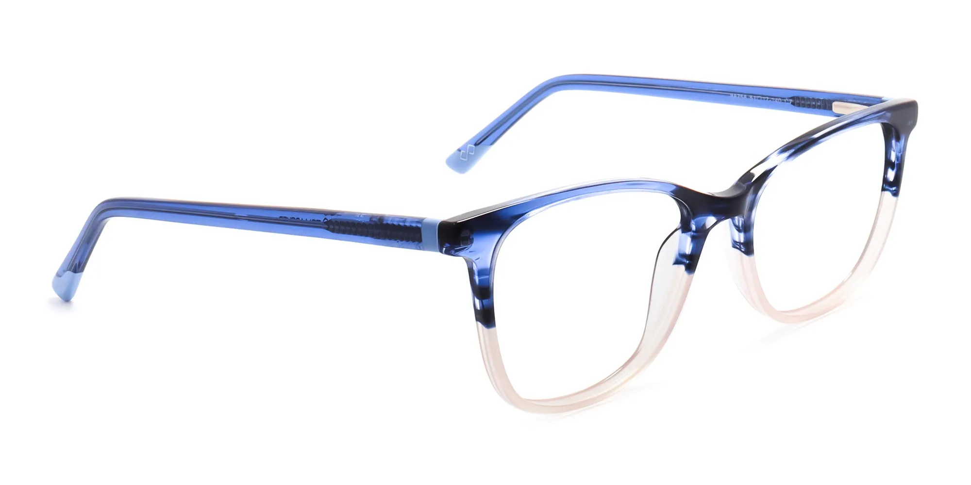 dual tone square glasses - 2