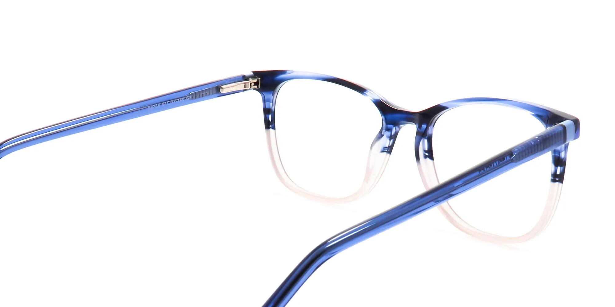 dual tone square glasses  