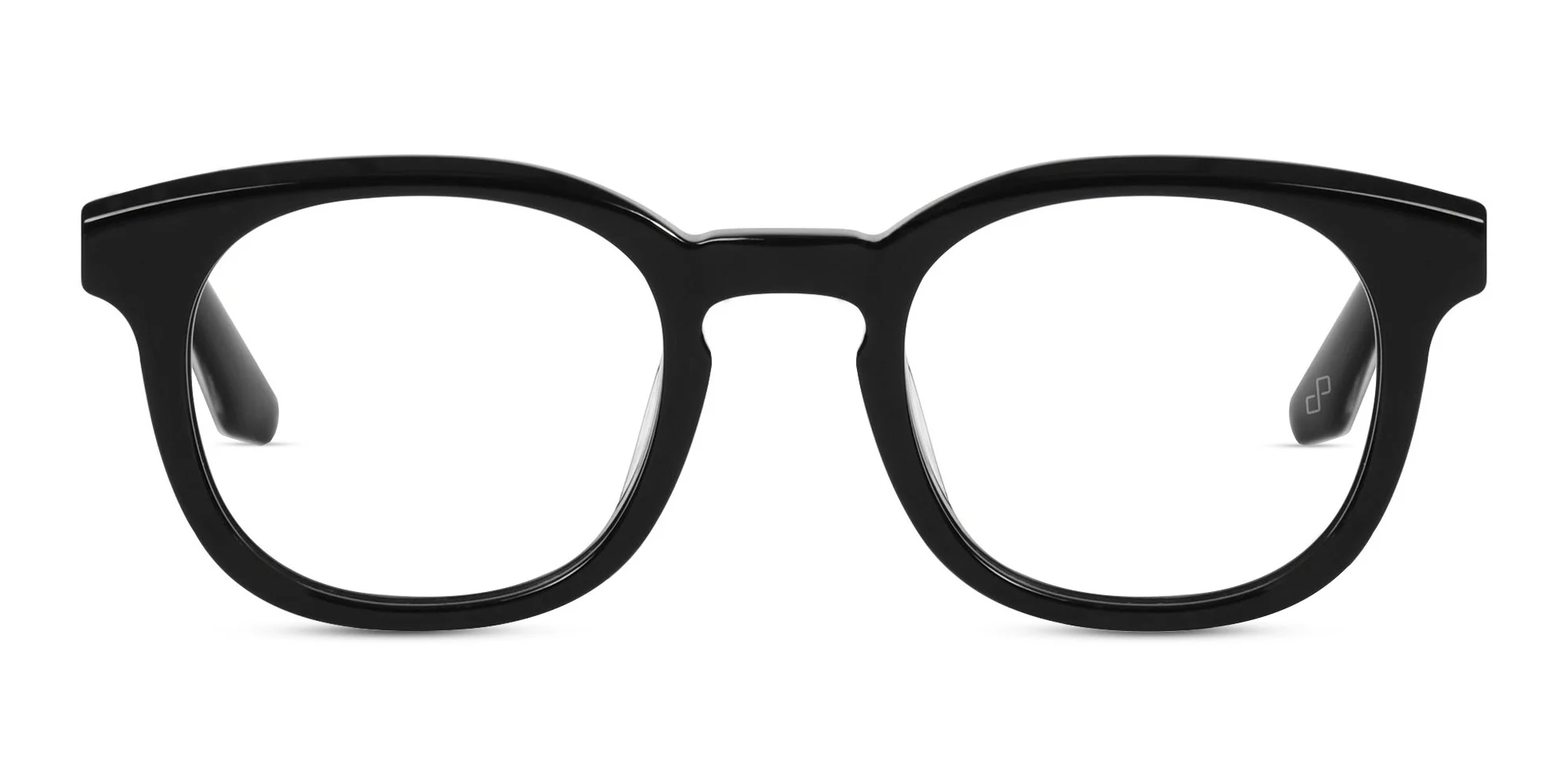 Black Full Rim Square Glasses-1