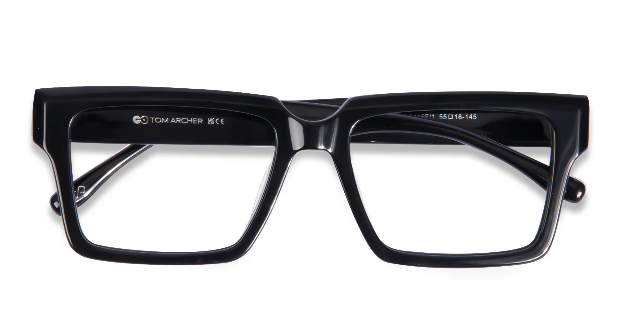 Black Square Prescription Glasses-1