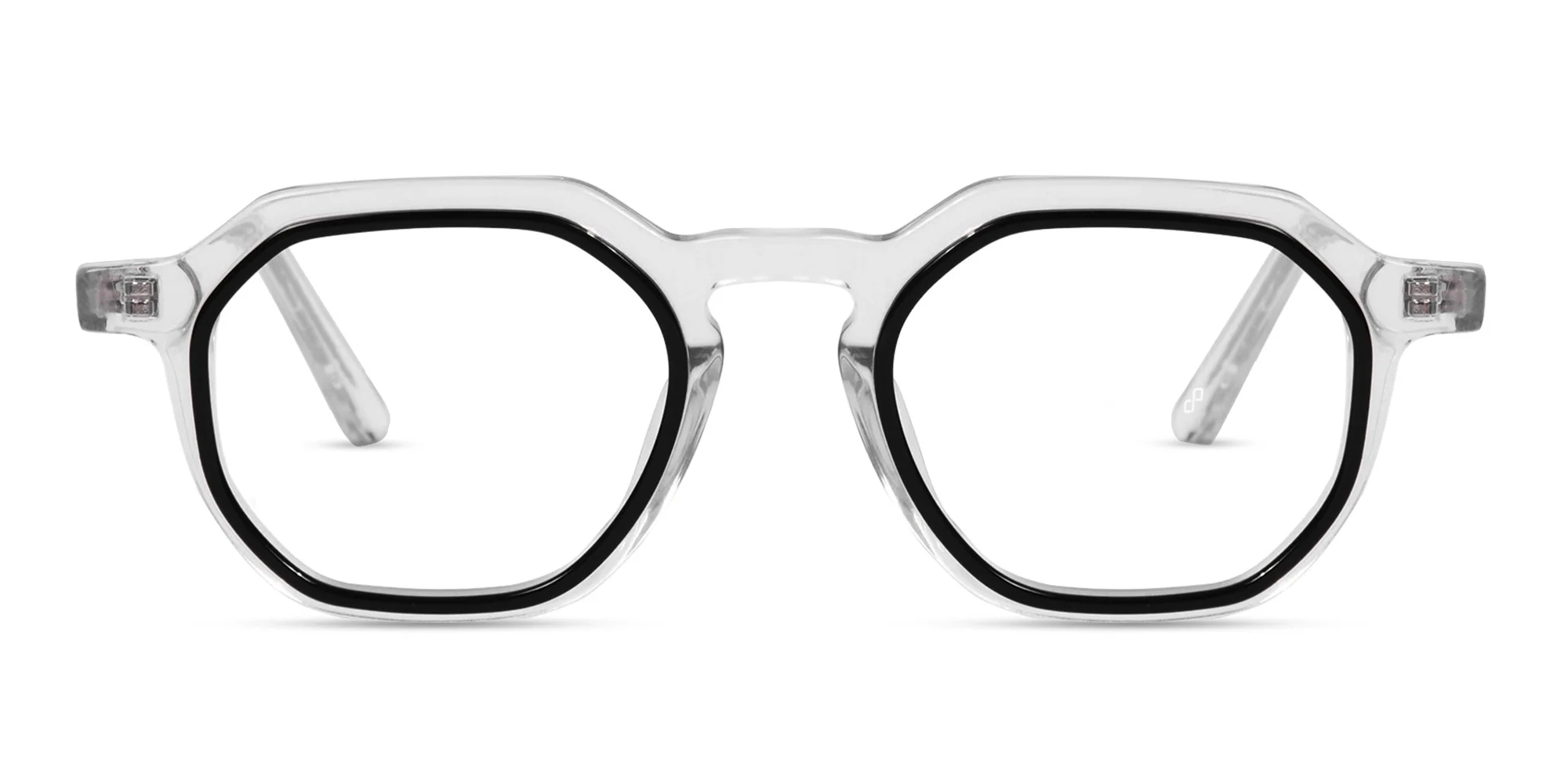 Black Clear Eyeglasses-1