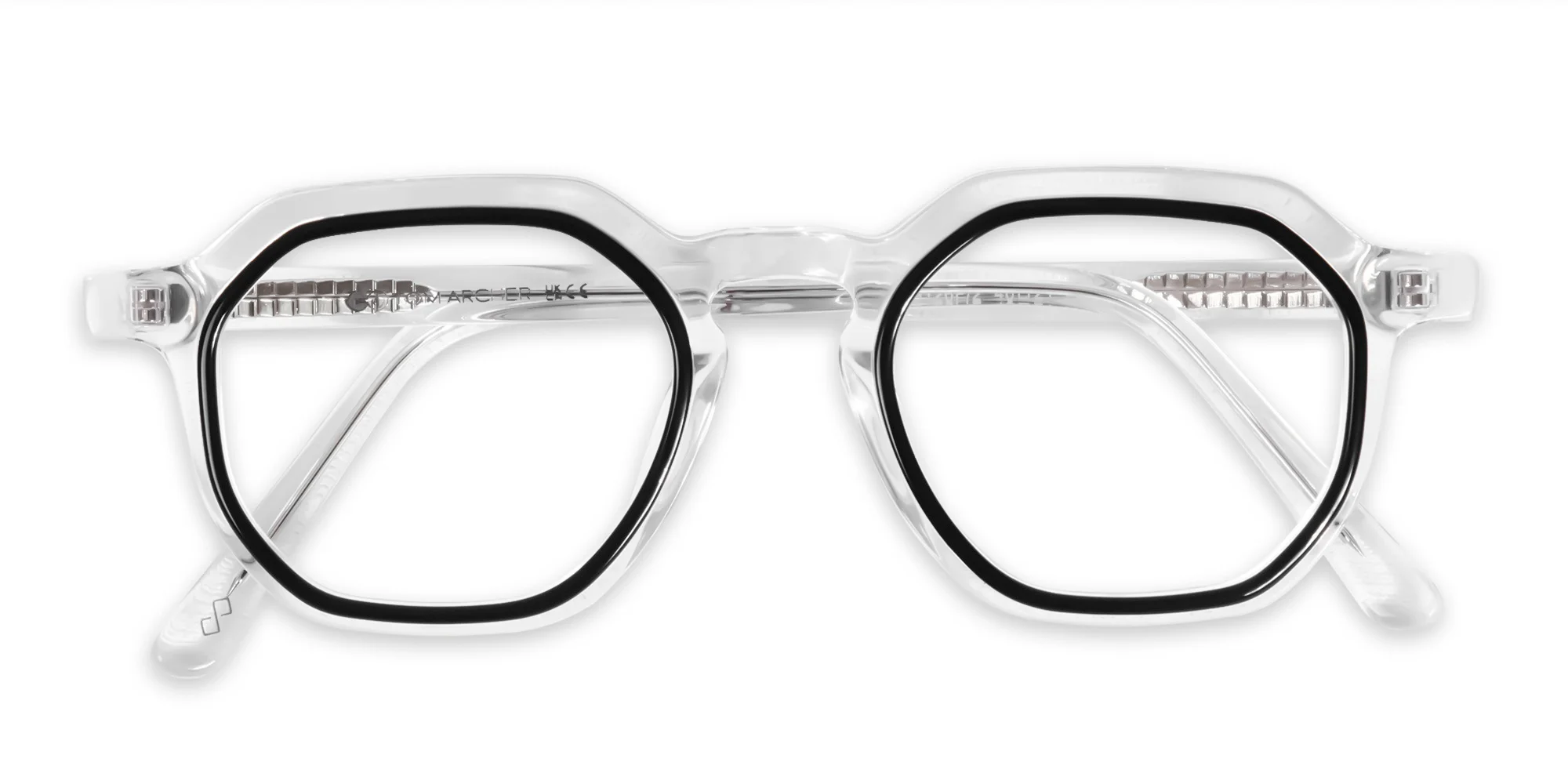 Black Clear Eyeglasses-1