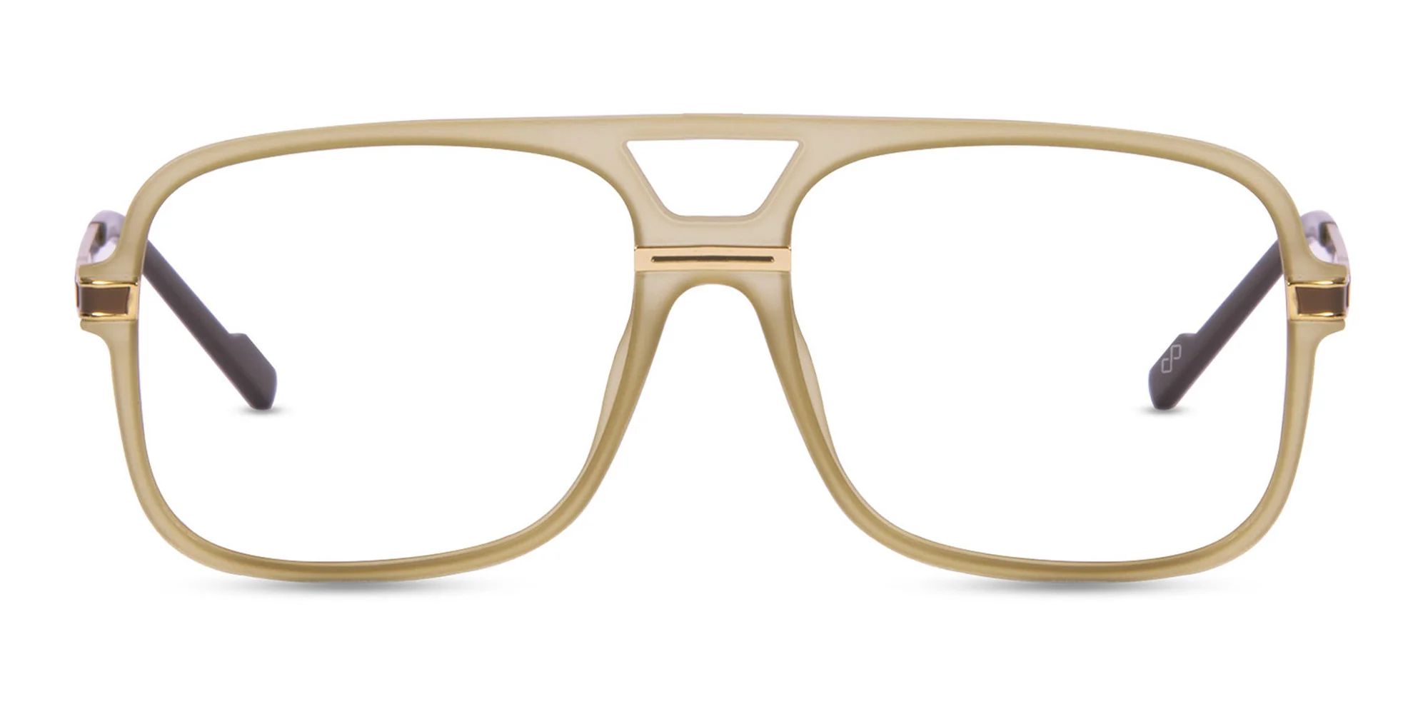 Gold Aviator Eyeglasses-1