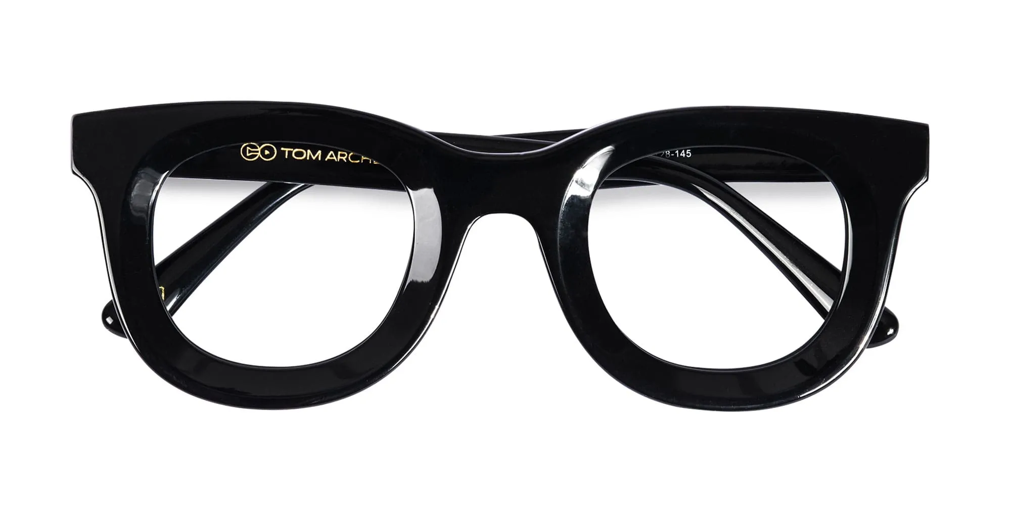 Black Thick Frame Glasses-2