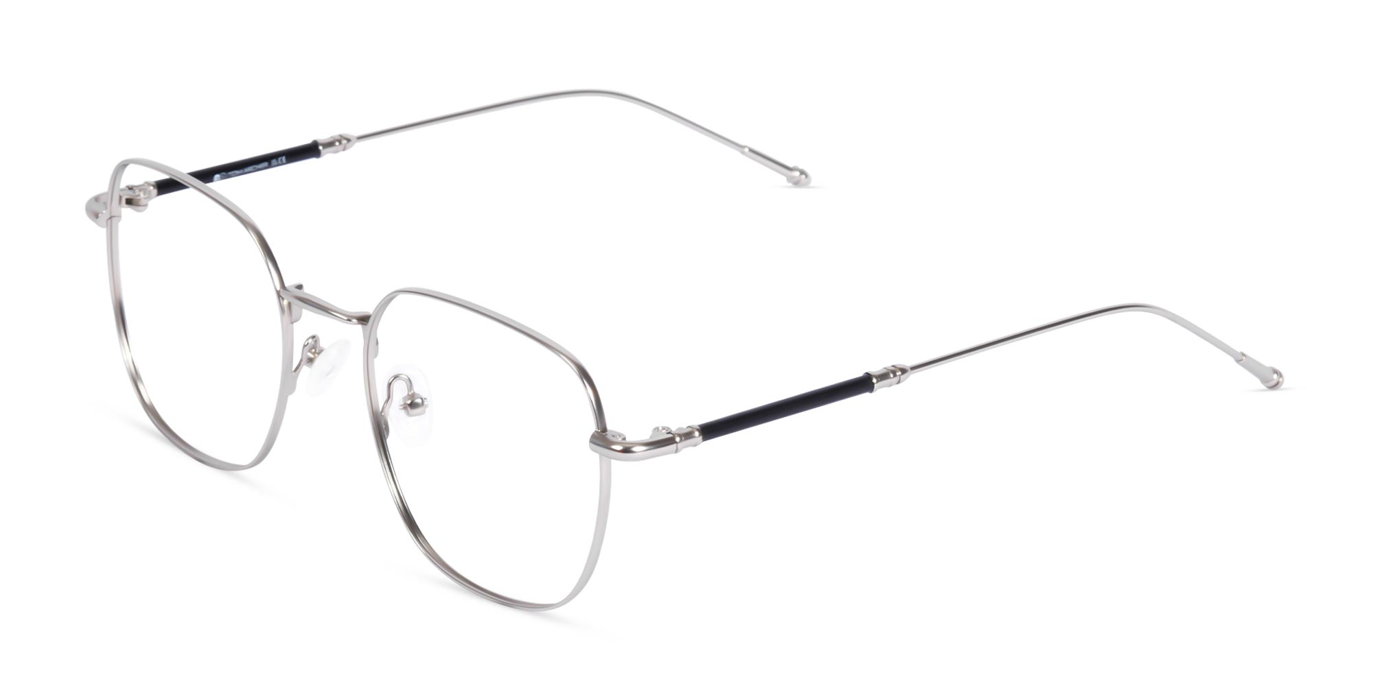 Square Metal Eyeglasses-1