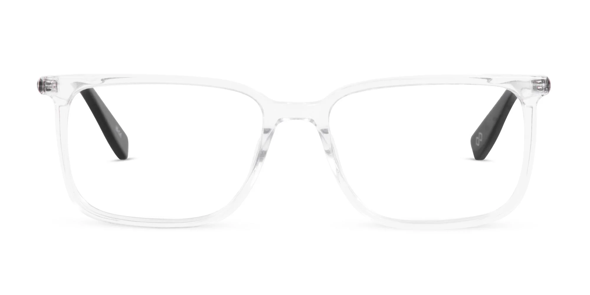 Clear Rectangle Glasses-1