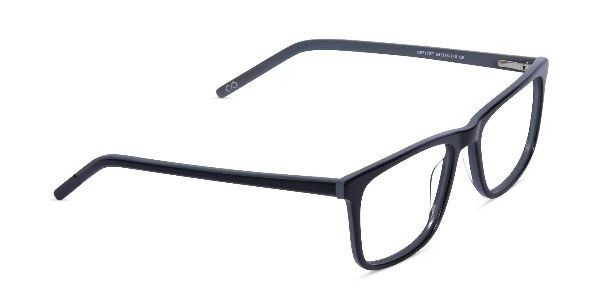 Black Frame Rectangular Glasses-1