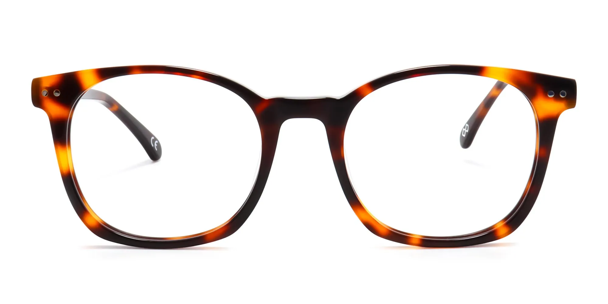 Tortoise shell Thin Frame Glasses-2