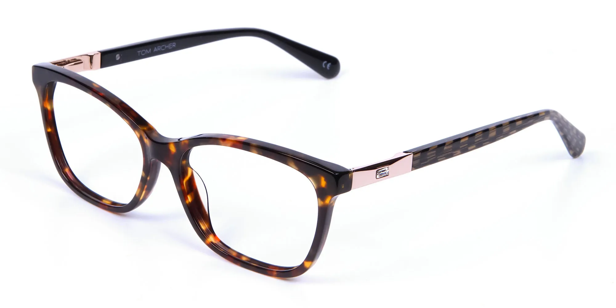 Tortoiseshell Cat Eye Glasses for Women - 1