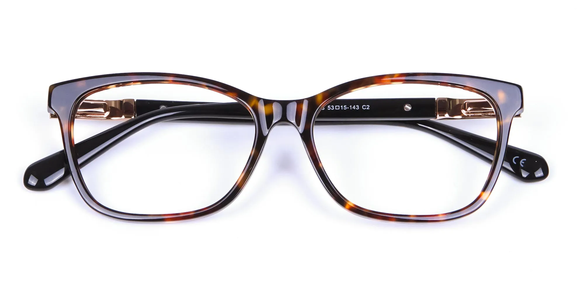 Tortoiseshell Cat Eye Glasses for Women - 1