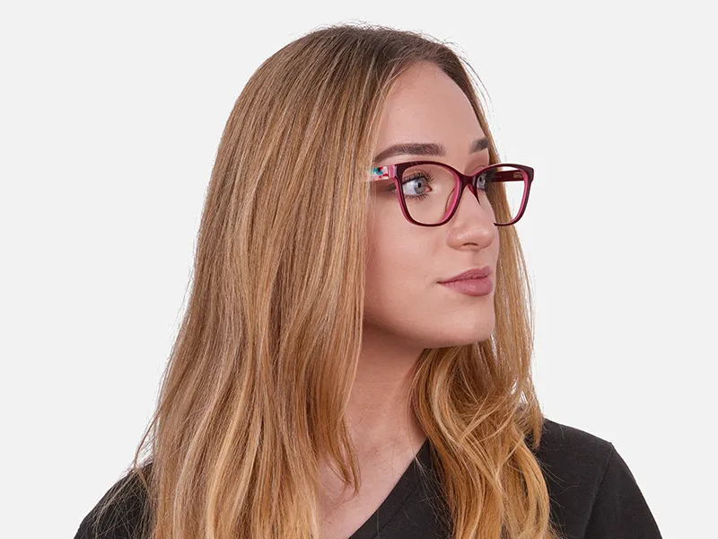 Two-tone Red Glasses for All Occasions-2