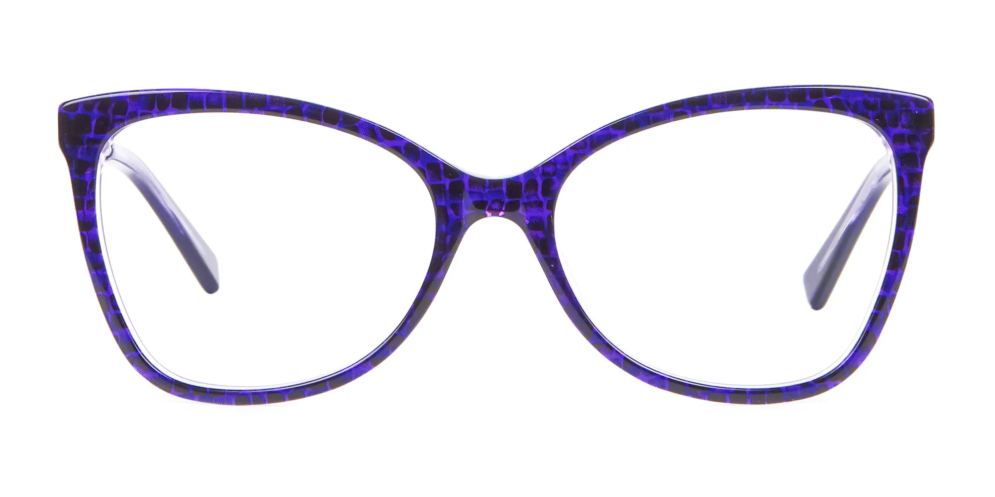 Woman`s Purple Butterfly Frame with Patterns-1