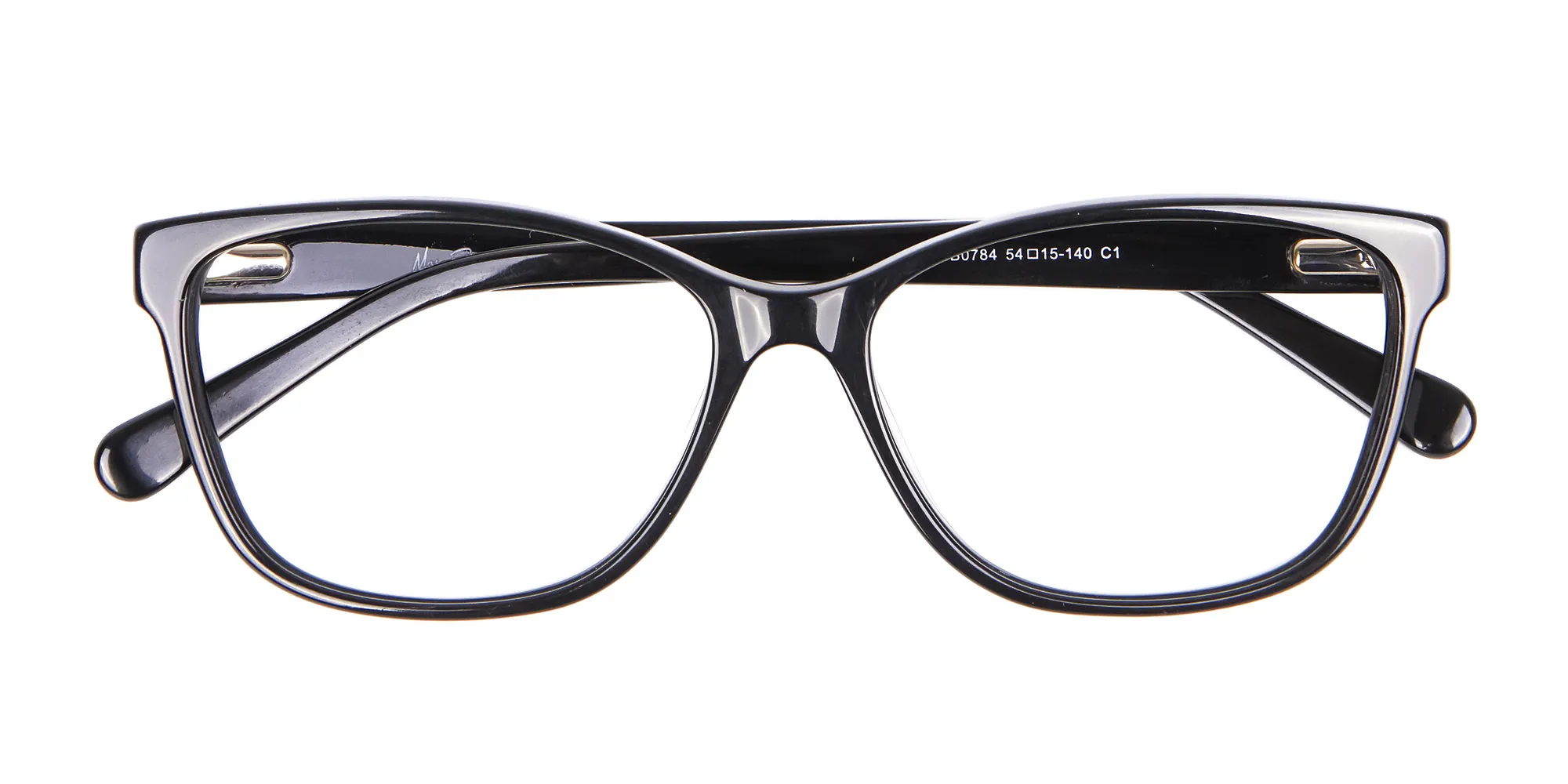 Retro-Inspired Nerd Geek Glasses in Marble - 2