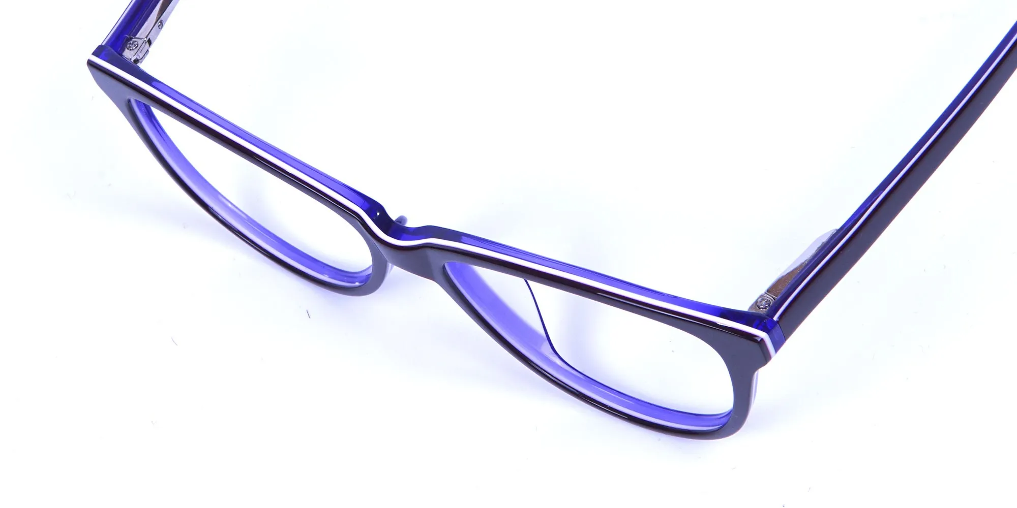 Women's Purple Cat Eye Glasses - 1