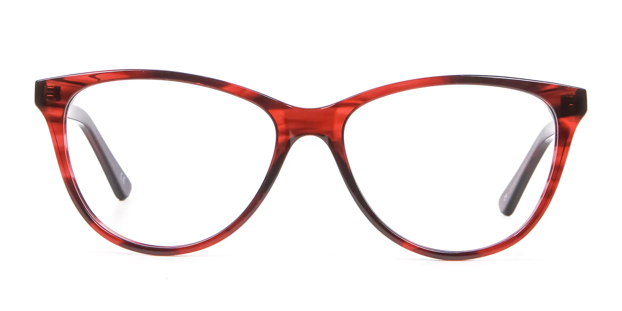Designer Red Cat Eye Glasses for Women - 1