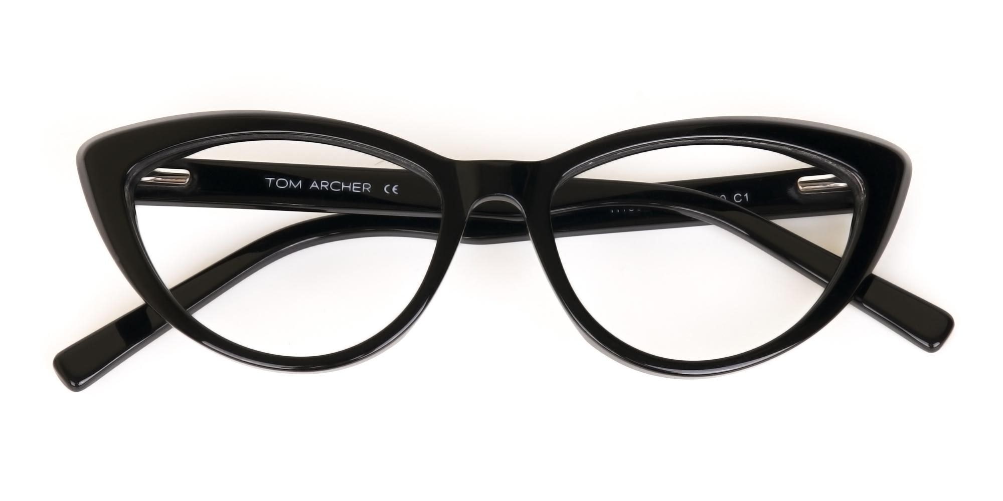 Black Cat Eye Glasses Frame For Women-1