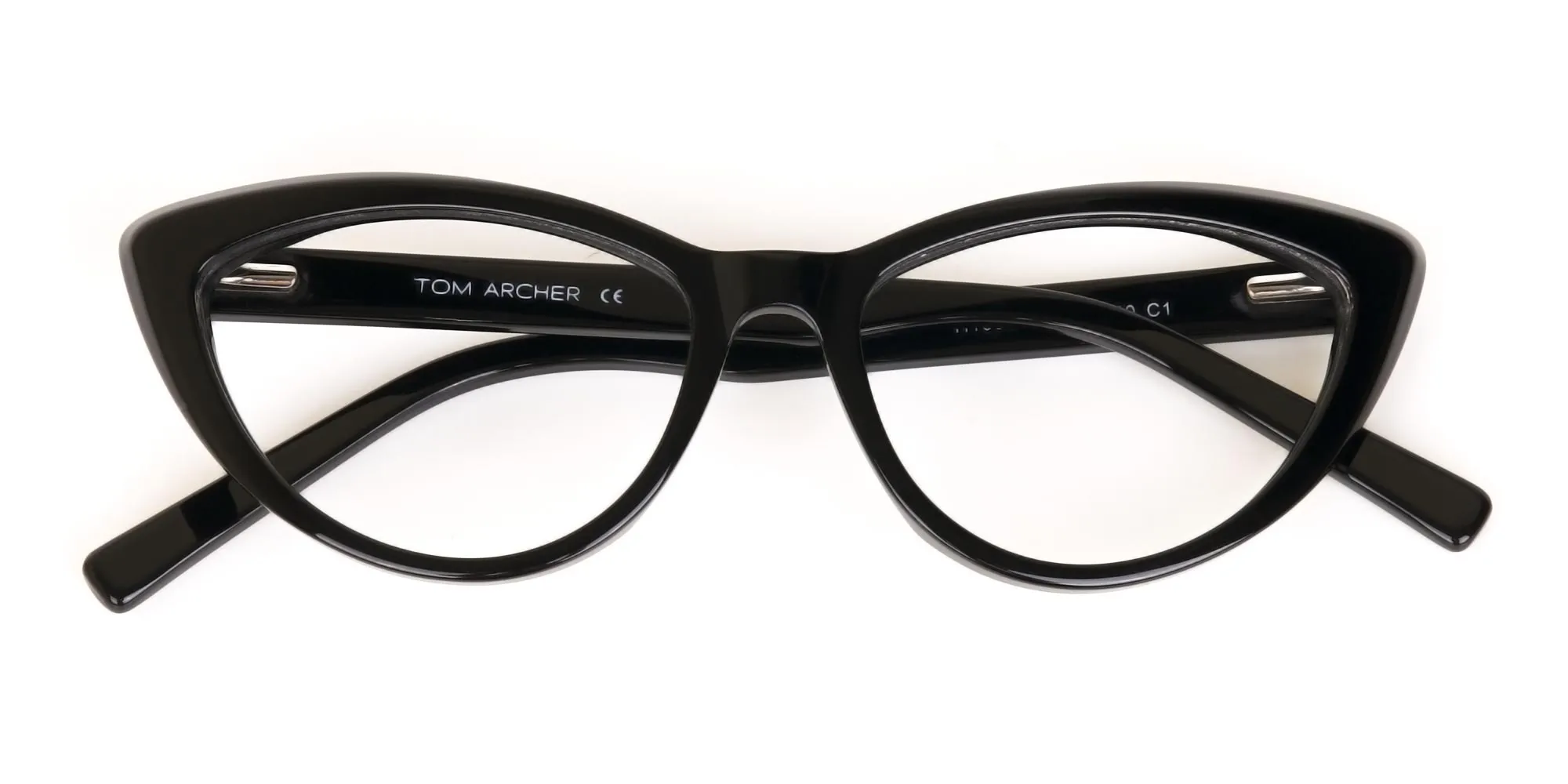 Black Cat Eye Glasses Frame For Women-2